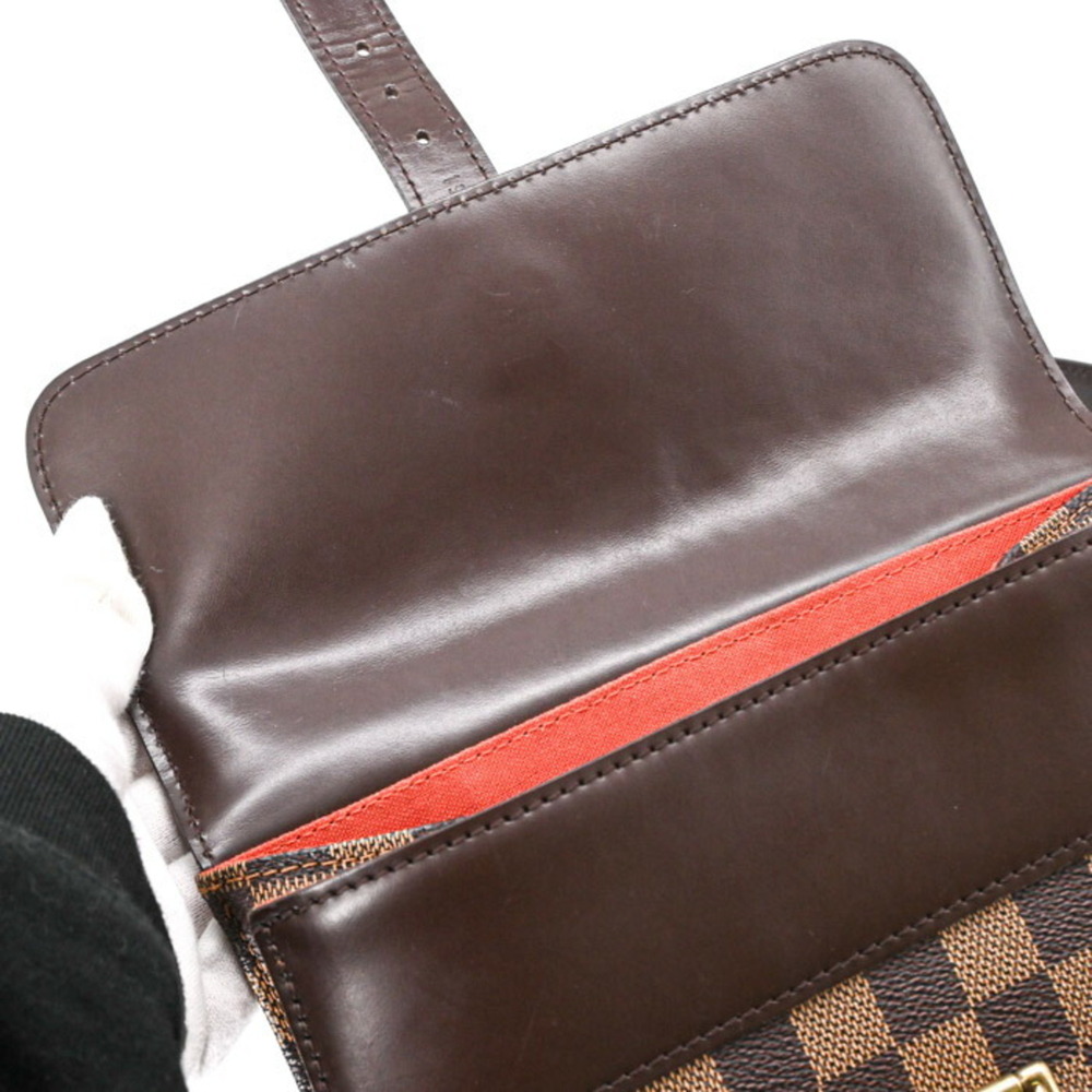 LOUIS VUITTON Authentic Brown Damier Canvas Backpack - Picture 13 of 16